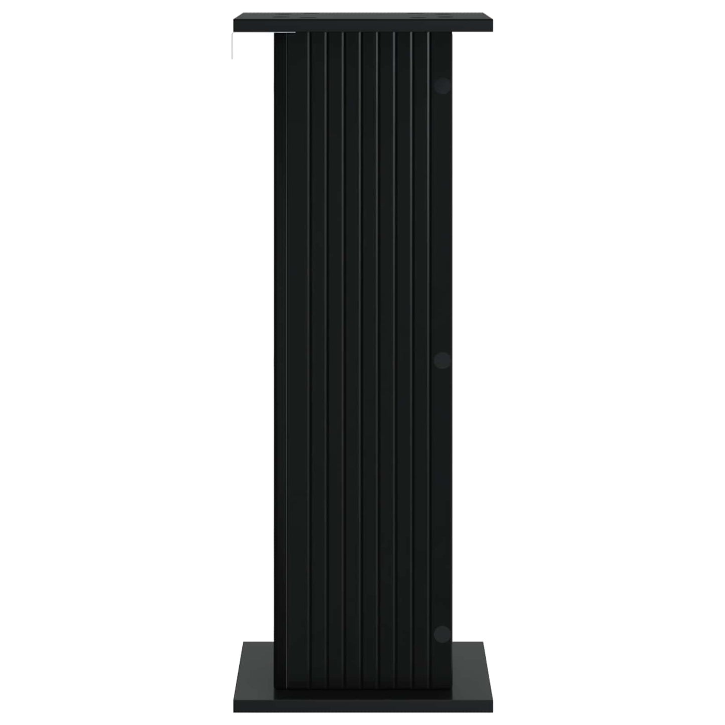 Planteholder Sort 30,5 x 30 x 80,5 cm Konstrueret træ