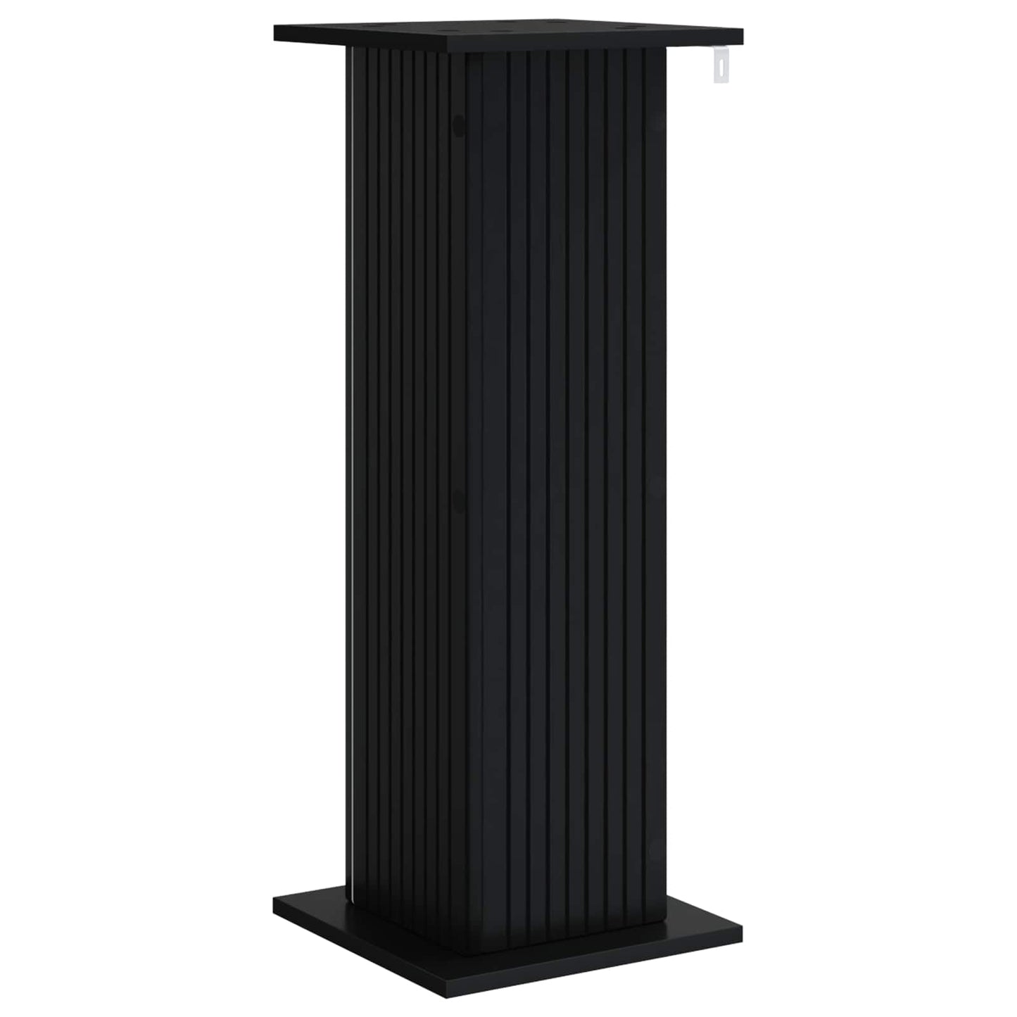Planteholder 2 pcs Sort 30,5 x 30 x 80,5 cm Konstrueret træ