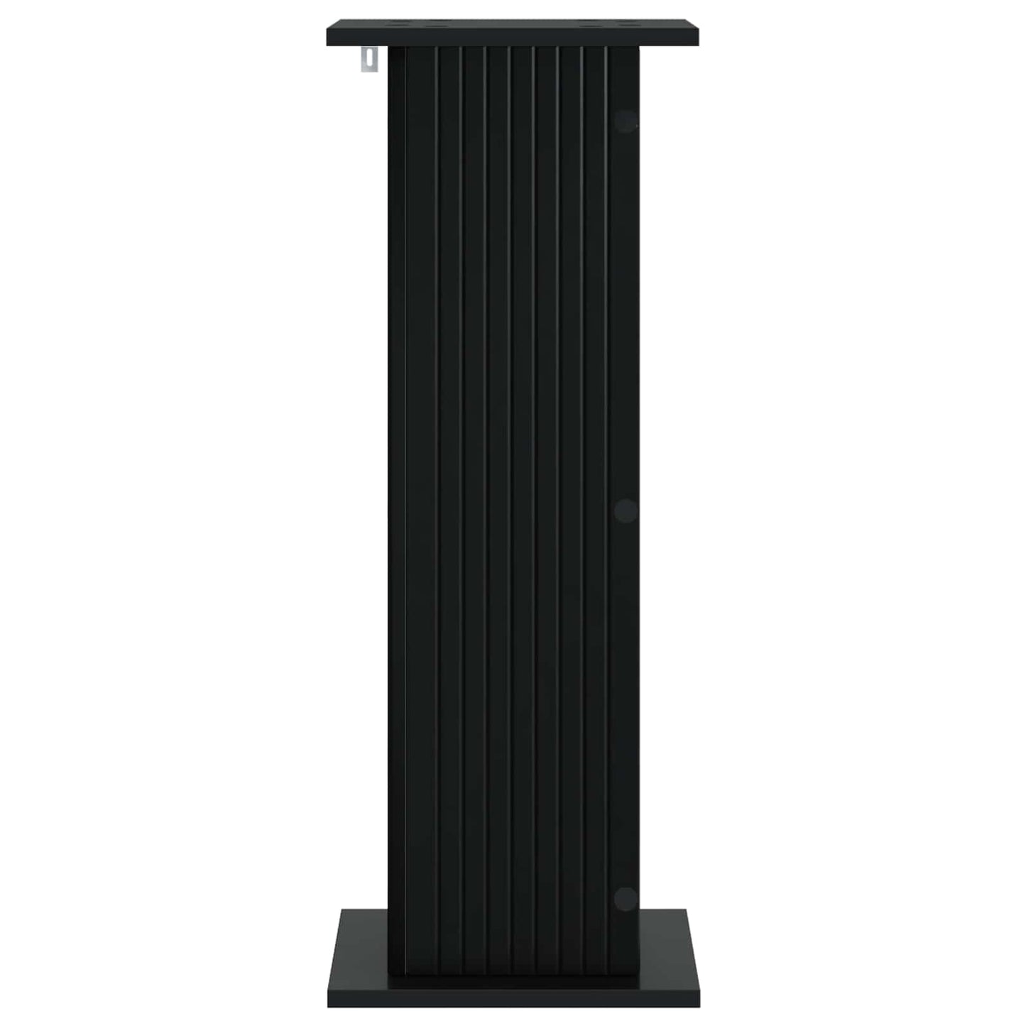 Planteholder 2 pcs Sort 30,5 x 30 x 80,5 cm Konstrueret træ
