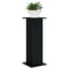 Planteholder 2 pcs Sort 30,5 x 30 x 80,5 cm Konstrueret træ