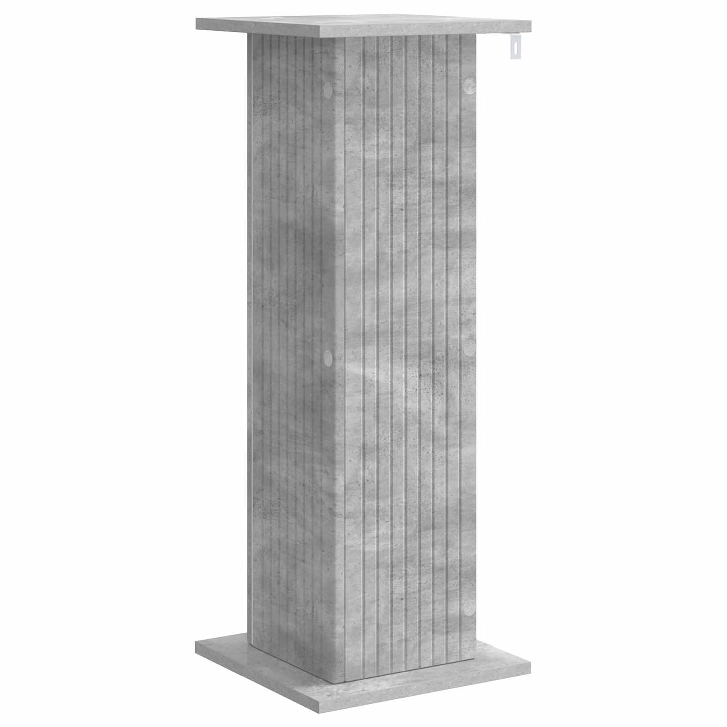 Planteholder 2 pcs Betongrå 30,5 x 30 x 80,5 cm Konstrueret træ