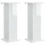 Planteholder 2 stk. Hvid højglans 30,5 x 30 x 80,5 cm