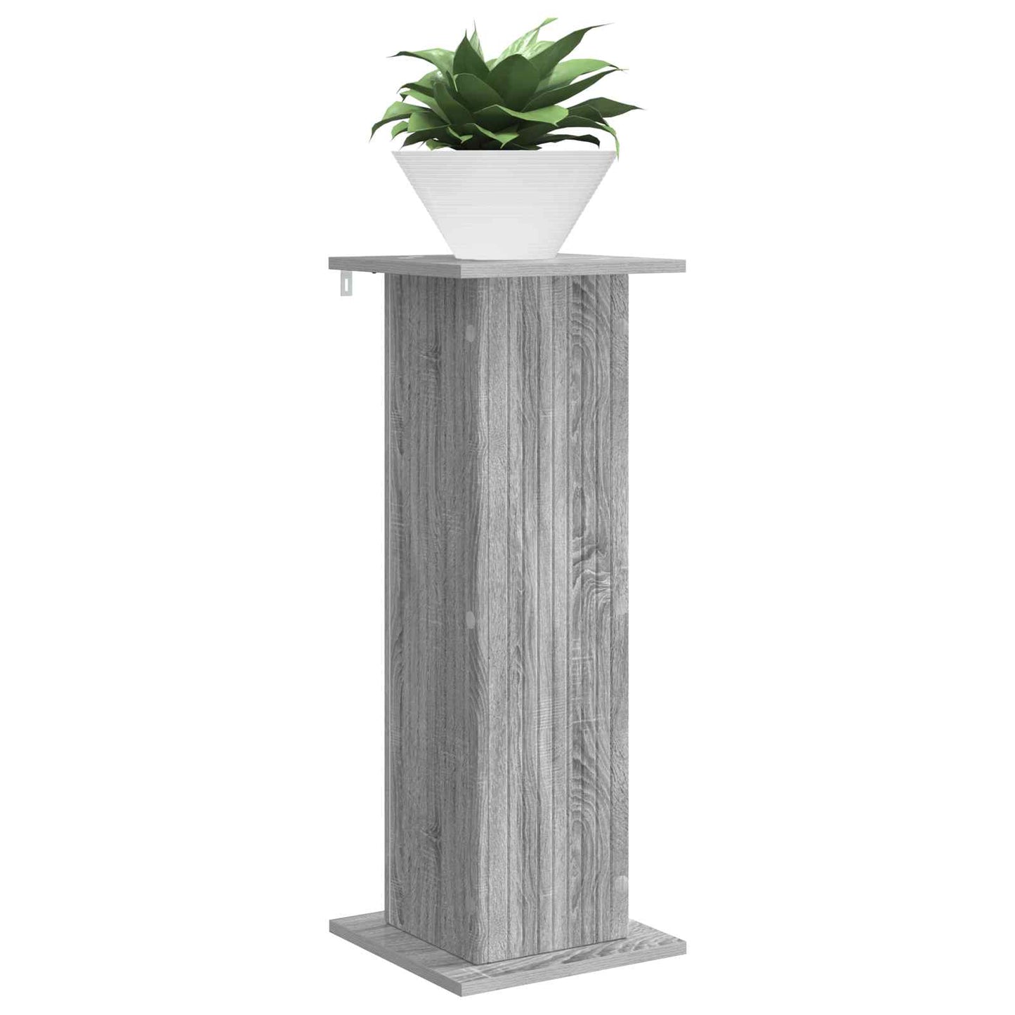 Planteholder Grå sonoma-eg 30,5 x 30 x 80,5 cm Konstrueret træ