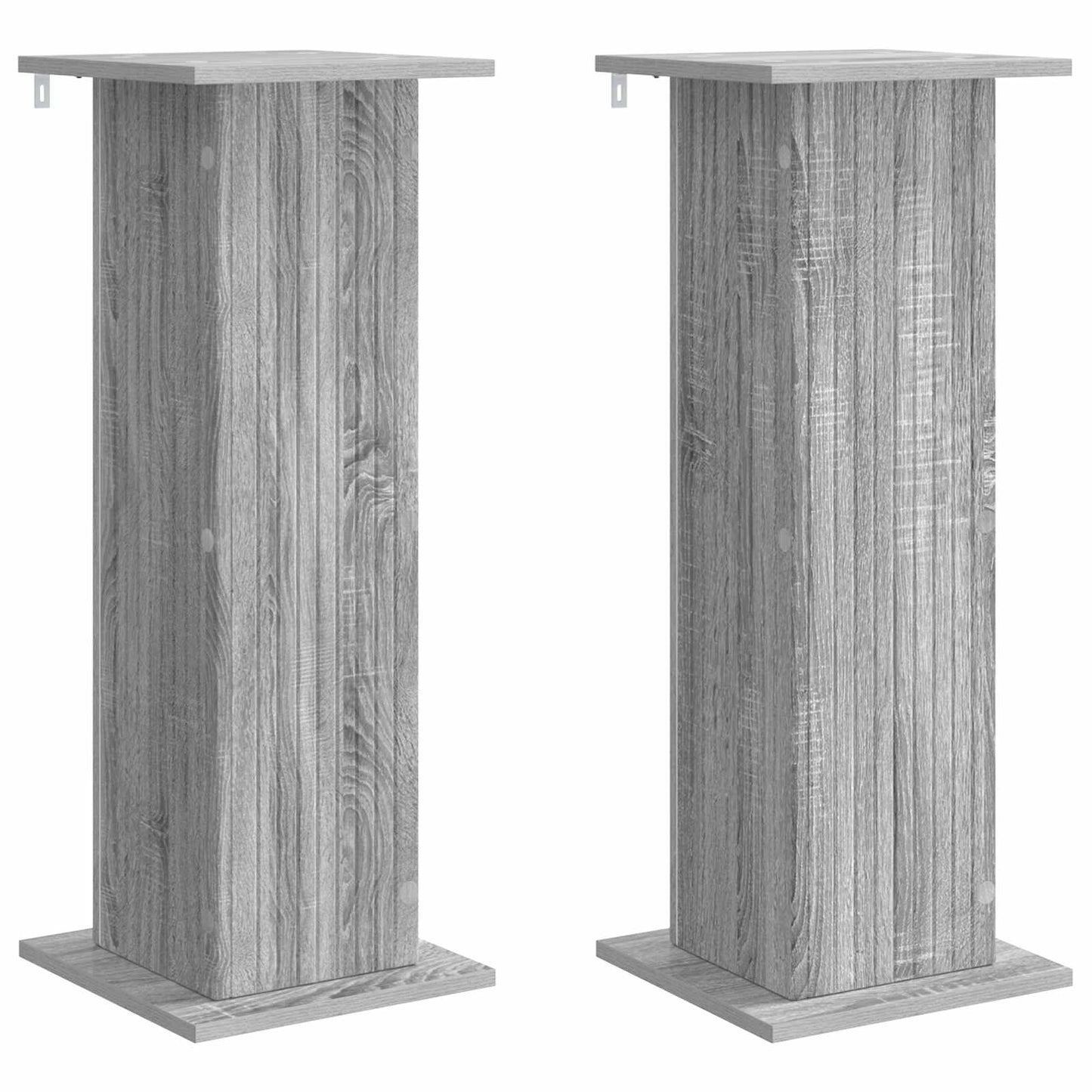 Planteholder 2 pcs Grå sonoma-eg 30,5 x 30 x 80,5 cm