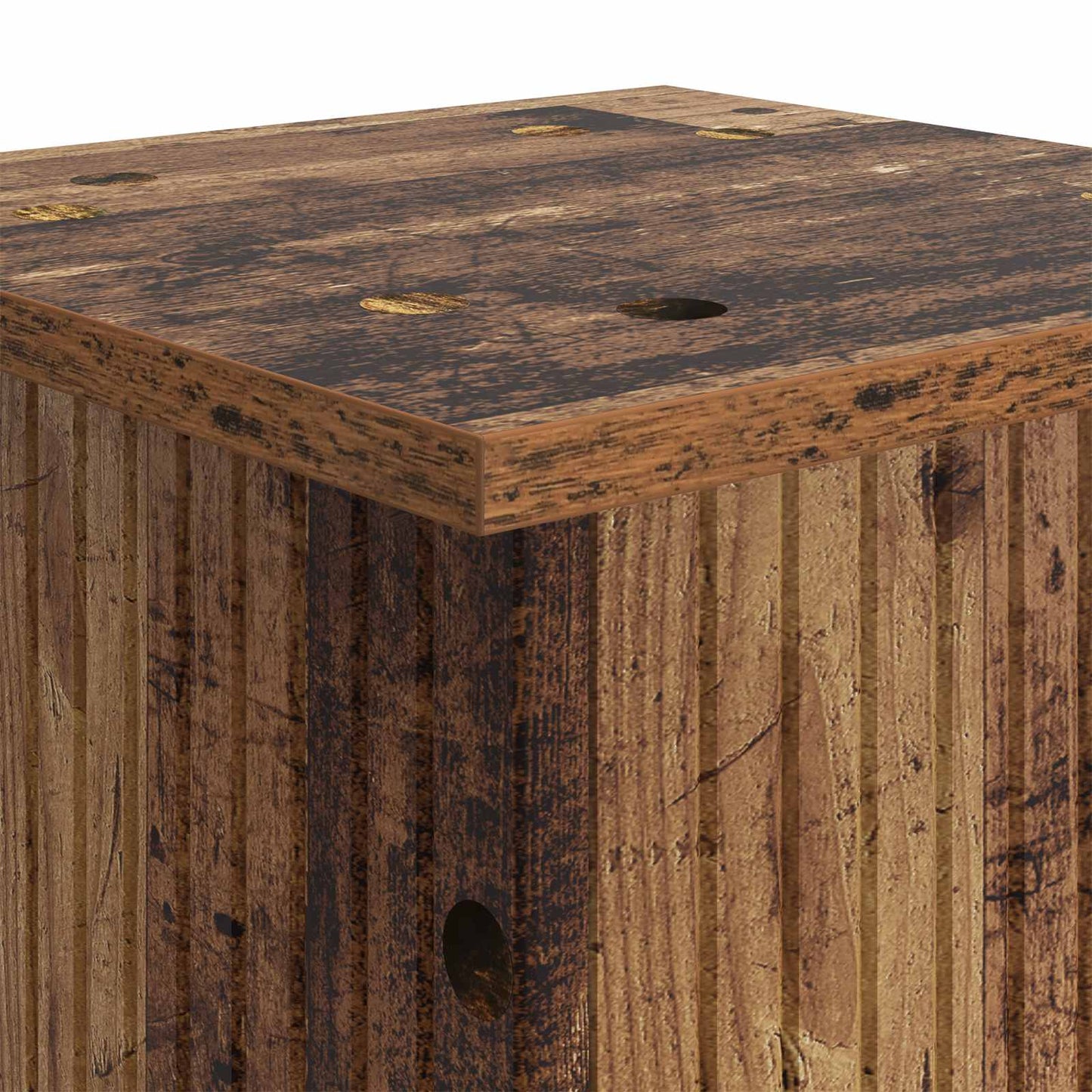 Planteholder Gammelt træ 30,5 x 30 x 80,5 cm Konstrueret træ