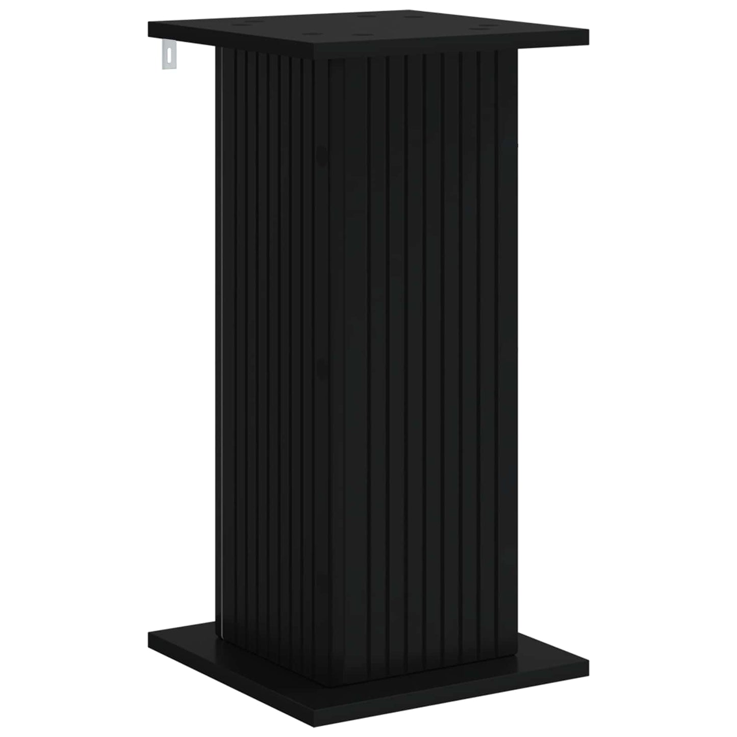 Planteholder 2 pcs Sort 30,5 x 30 x 60,5 cm Konstrueret træ
