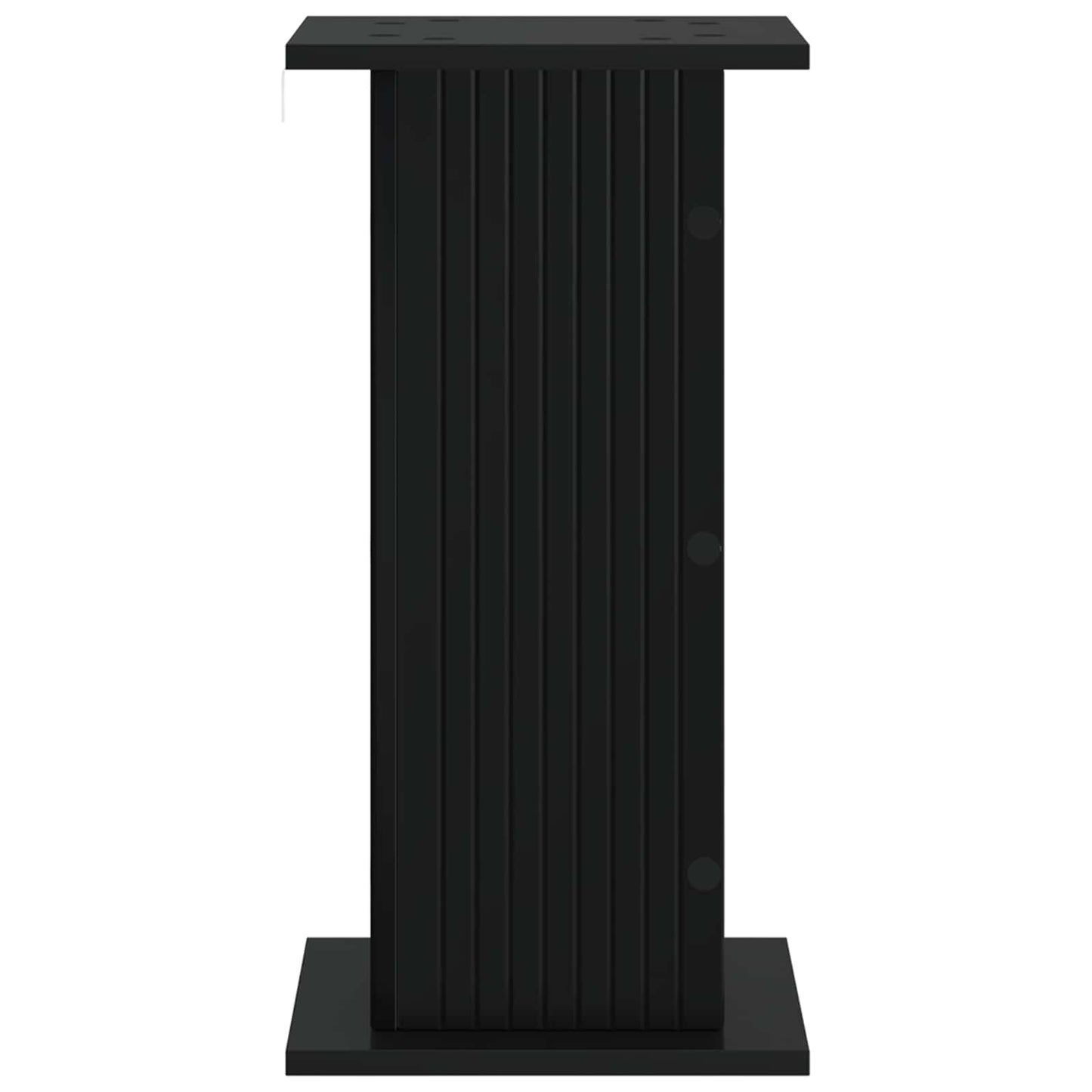 Planteholder 2 pcs Sort 30,5 x 30 x 60,5 cm Konstrueret træ