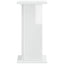 Planteholder Hvid højglans 30,5 x 30 x 60,5 cm Konstrueret træ