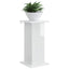 Planteholder Hvid højglans 30,5 x 30 x 60,5 cm Konstrueret træ
