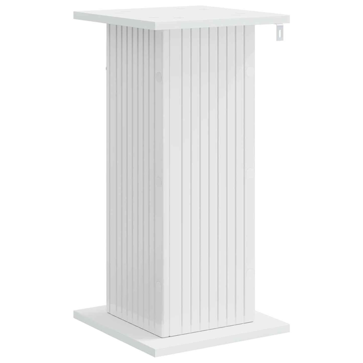 Planteholder 2 stk. Hvid højglans 30,5 x 30 x 60,5 cm