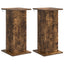 Planteholder 2 pcs Røget eg 30,5 x 30 x 60,5 cm Konstrueret træ