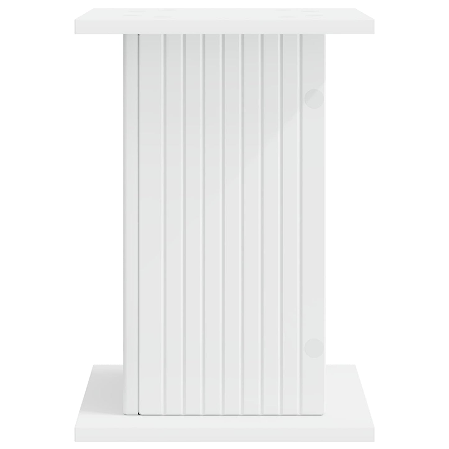 Planteholder 2 stk. Hvid 30,5 x 30 x 43 cm Konstrueret træ