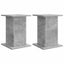 Planteholder 2 pcs Betongrå 30,5 x 30 x 43 cm Konstrueret træ