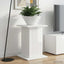 Planteholder Hvid højglans 30,5 x 30 x 43 cm Konstrueret træ