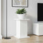 Planteholder 2 stk. Hvid højglans 30,5 x 30 x 43 cm