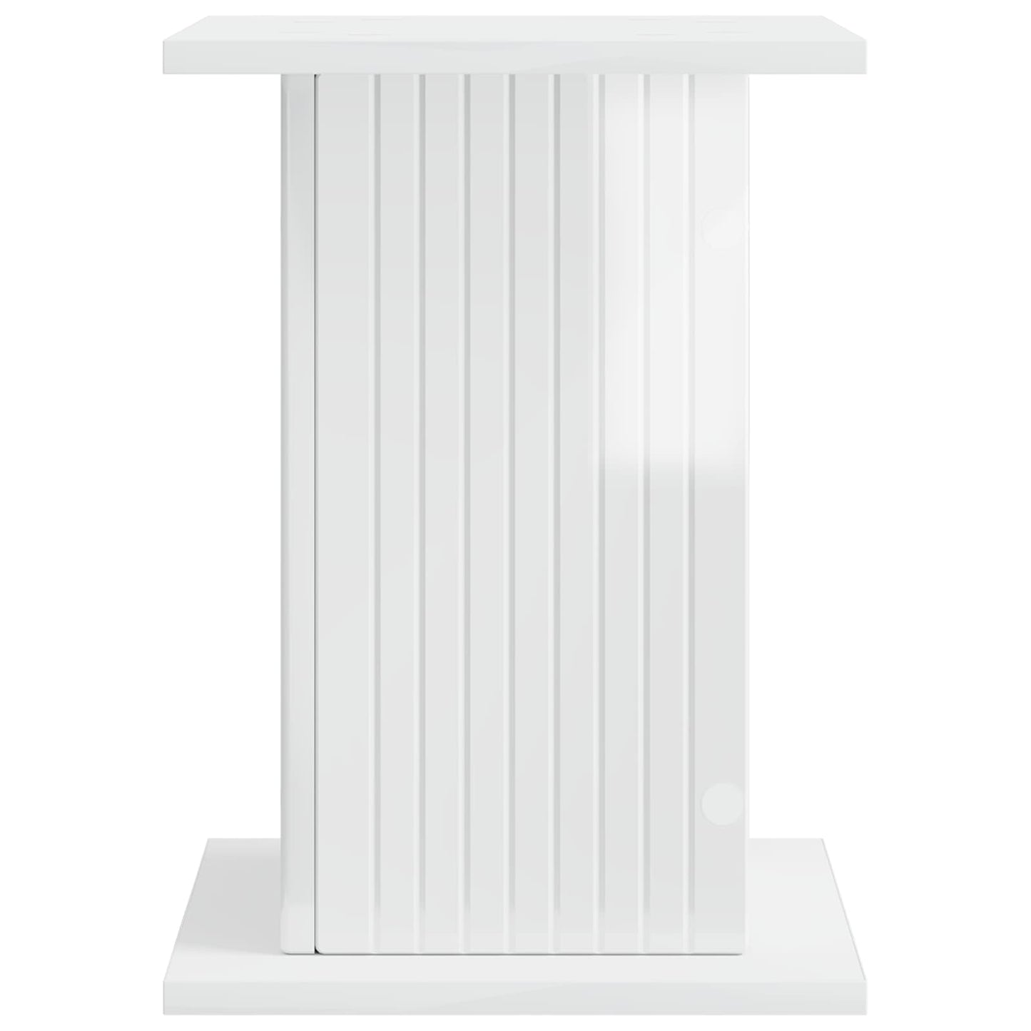 Planteholder 2 stk. Hvid højglans 30,5 x 30 x 43 cm