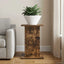 Planteholder Røget eg 30,5 x 30 x 43 cm Konstrueret træ