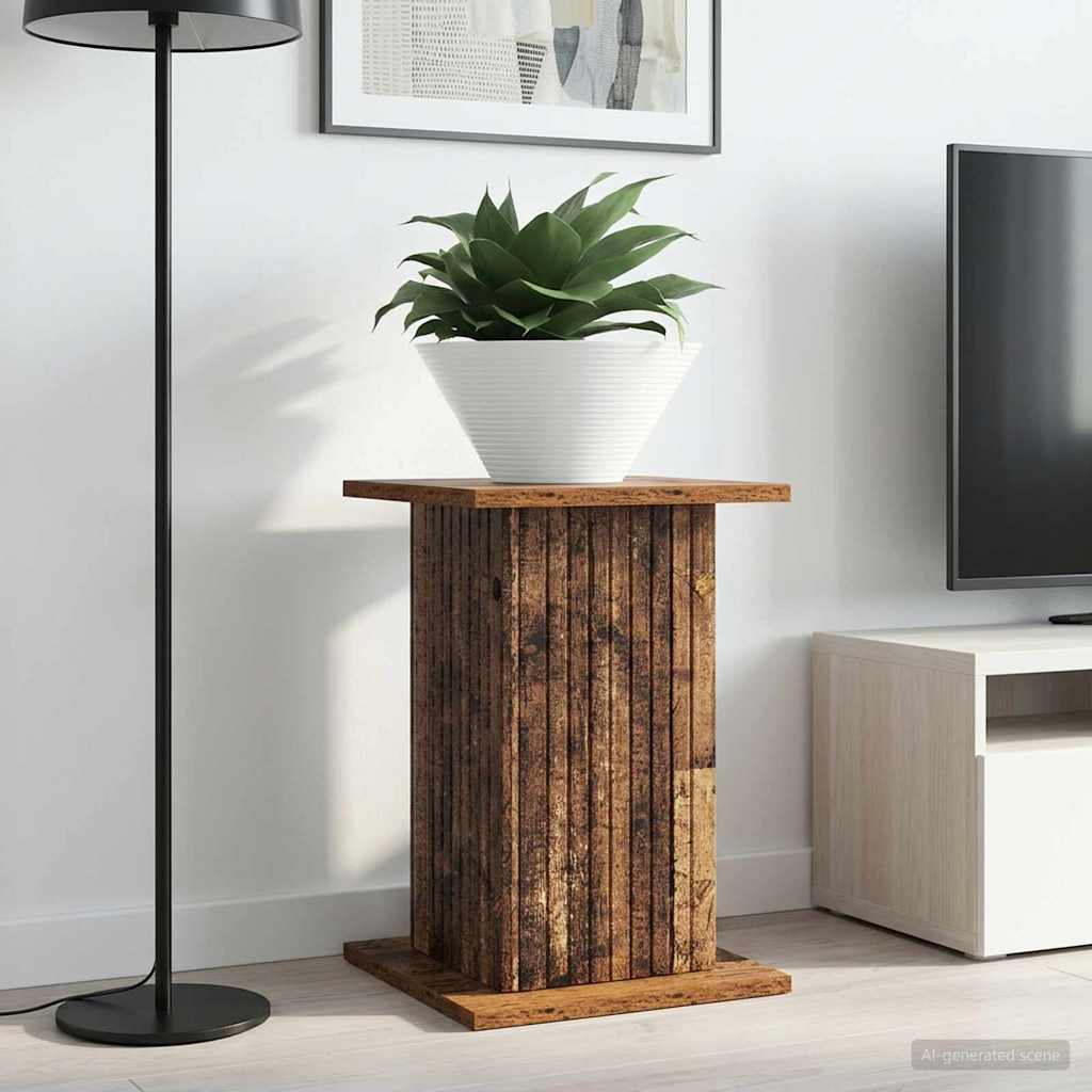 Planteholder 2 pcs Gammelt træ 30,5 x 30 x 43 cm