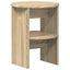 Sideskab 2 pcs Sonoma eg Ø40 x 50 cm Konstrueret træ