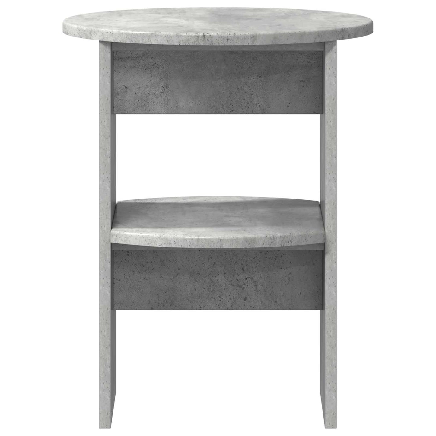 Sideskab BetonGrå Ø40 x 50 cm Konstrueret træ