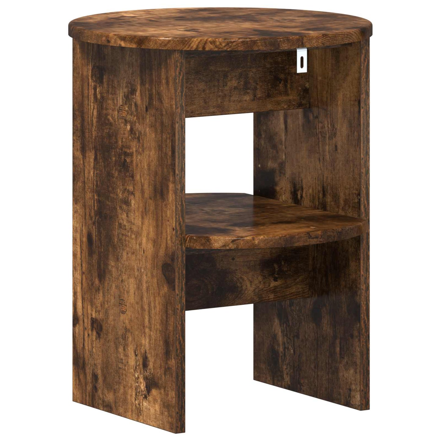 Sideskab 2 pcs Røget Eg Ø40 x 50 cm Konstrueret træ