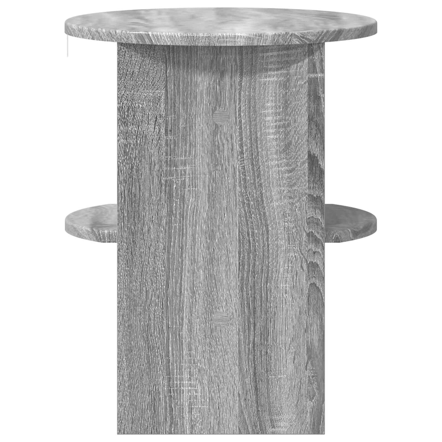 Sideskab 2 pcs Grå Sonoma Ø40 x 50 cm Konstrueret træ