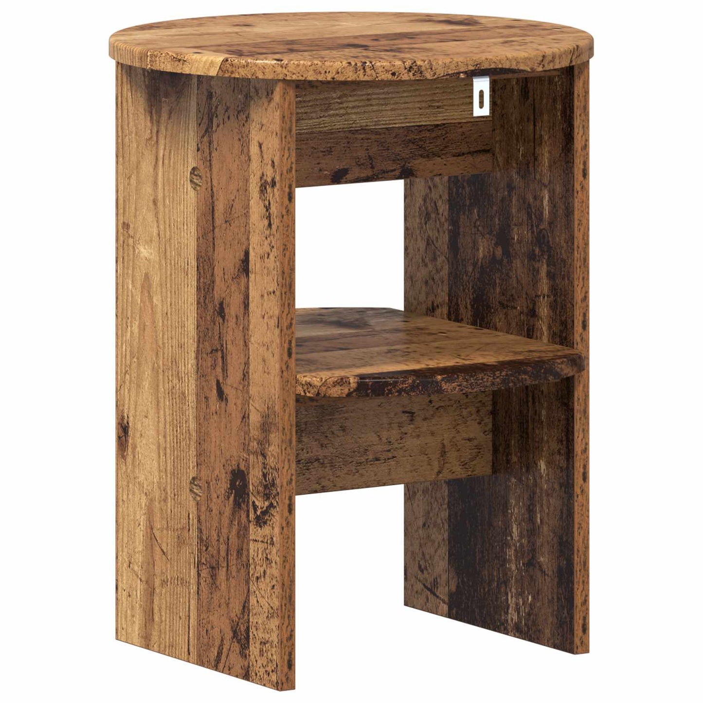Sideskab 2 pcs Gammelt træ Ø40 x 50 cm Konstrueret træ
