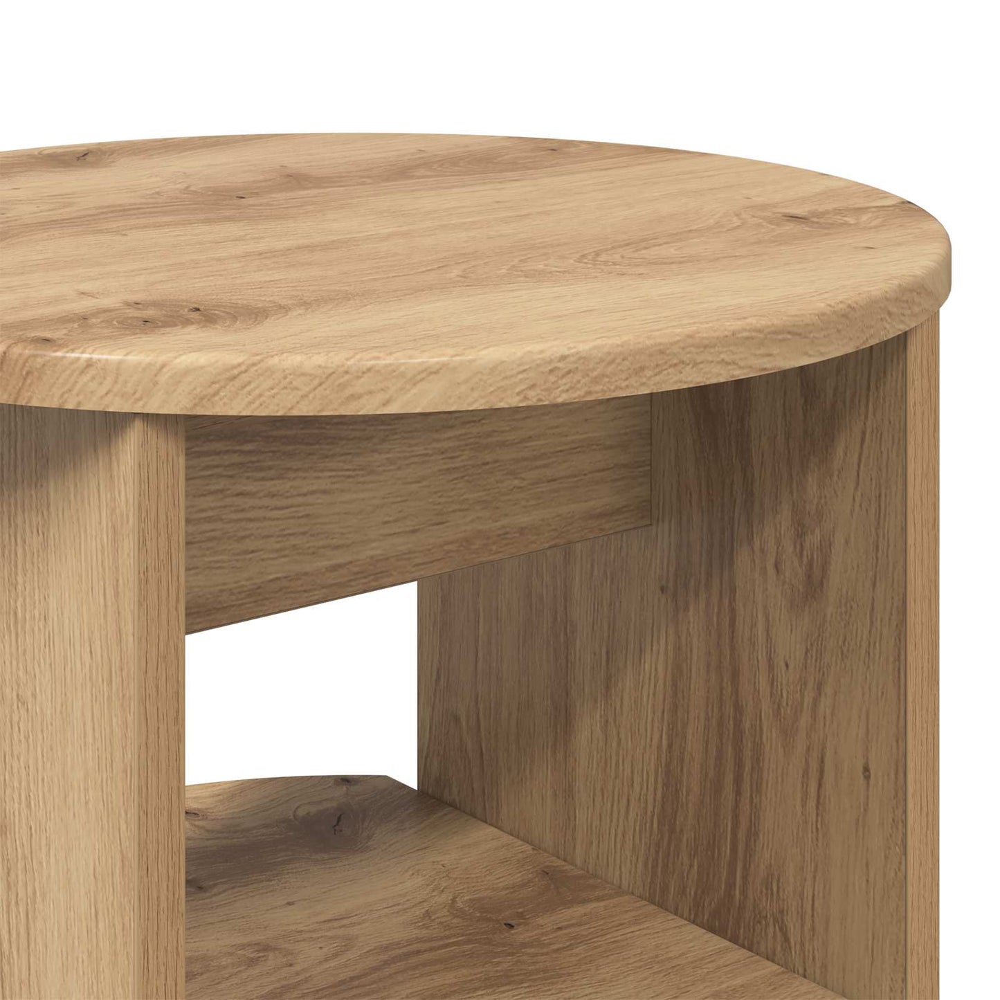 Sideskab 2 pcs Artisan Eg Ø40 x 50 cm Konstrueret træ