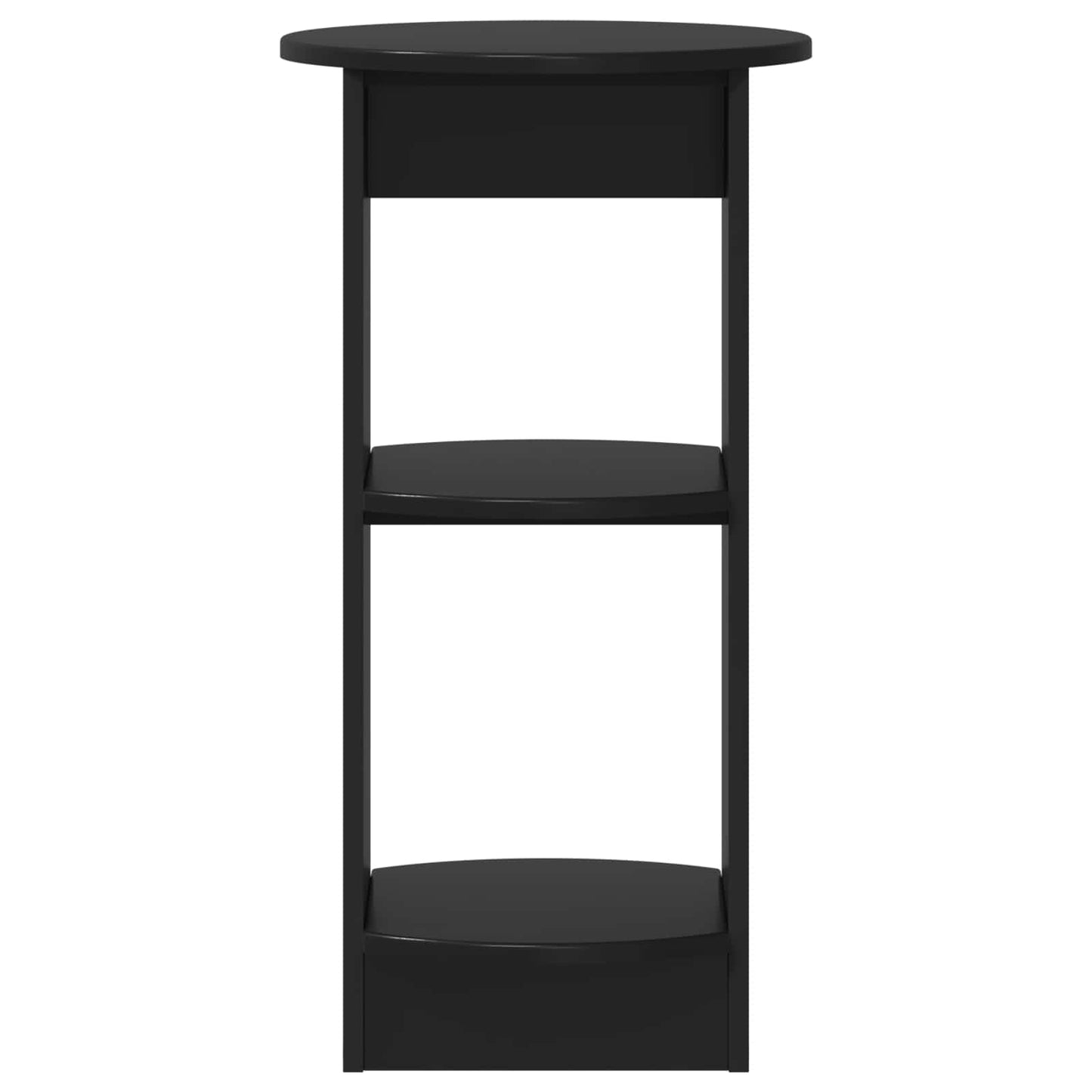 Sideskab Sort Konstrueret træ