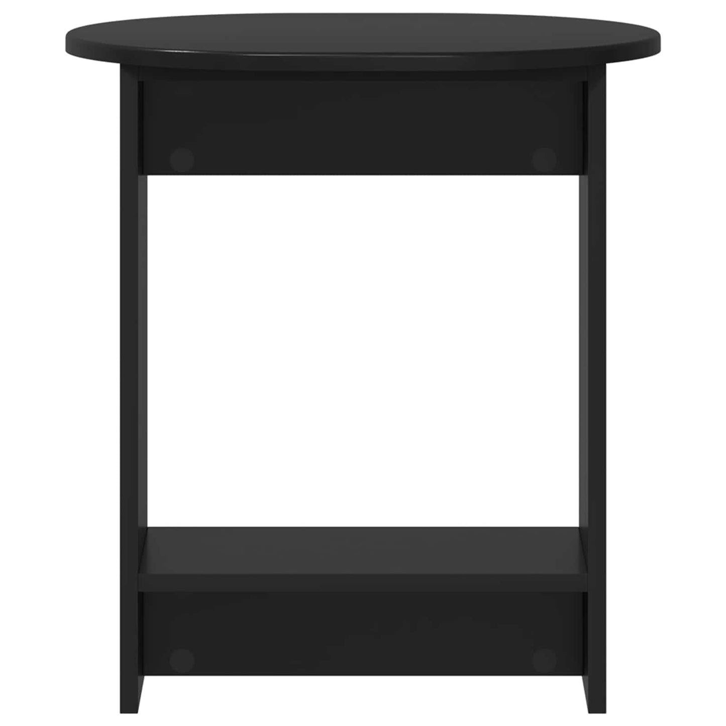 Sidebord Sort 50 x 39,5 x 55 cm Konstrueret træ