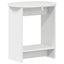 Sidebord Hvid højglans 50 x 39,5 x 55 cm Konstrueret træ