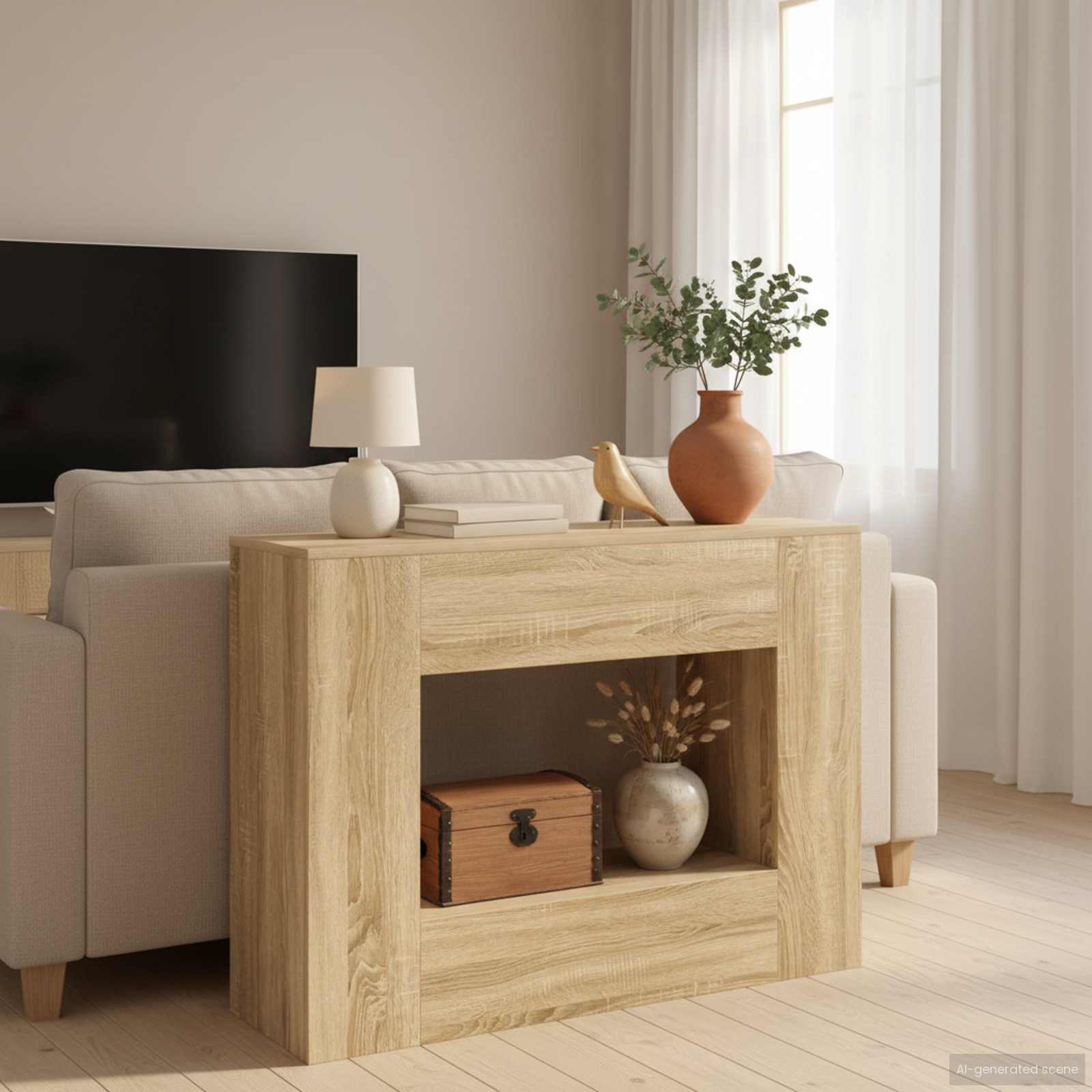101 x 29 x 74 cm billede