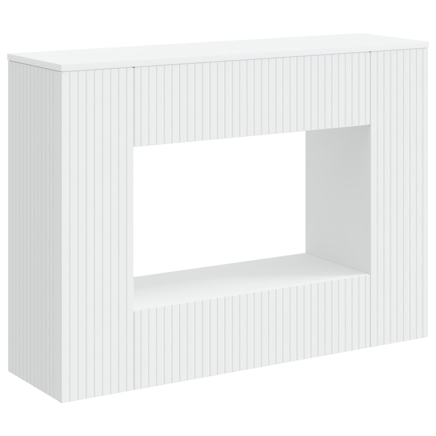 Konsolbord Hvid 101 x 29 x 74 cm Konstrueret træ
