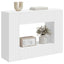 Konsolbord Hvid 101 x 29 x 74 cm Konstrueret træ
