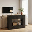Konsolbord Sort 101 x 29 x 74 cm Konstrueret træ