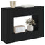 Konsolbord Sort 101 x 29 x 74 cm Konstrueret træ