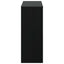 Konsolbord Sort 101 x 29 x 74 cm Konstrueret træ