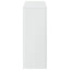 Konsolbord Højglans Hvid 101 x 29 x 74 cm Konstrueret træ