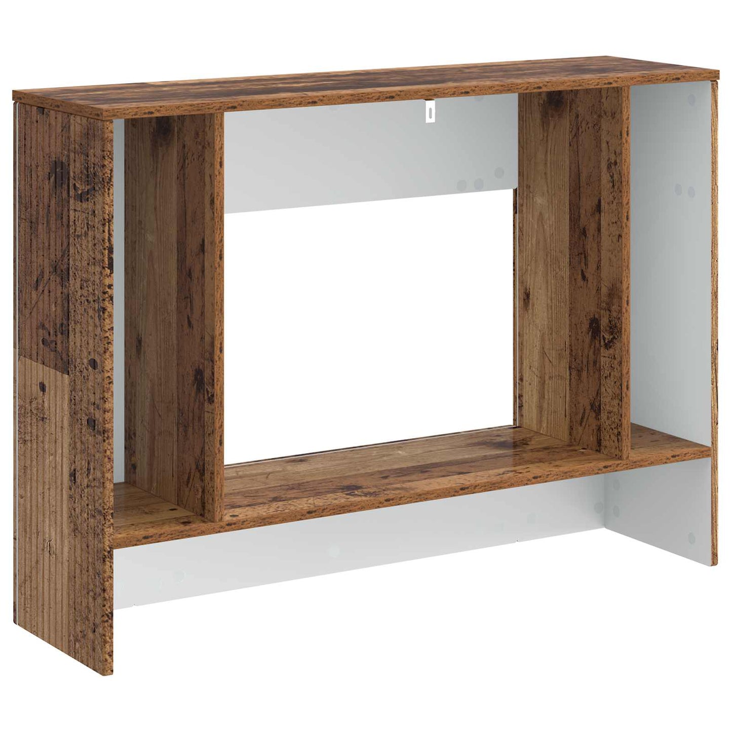 Konsolbord Stribet Gammelt træ 101 x 29 x 74 cm Konstrueret træ