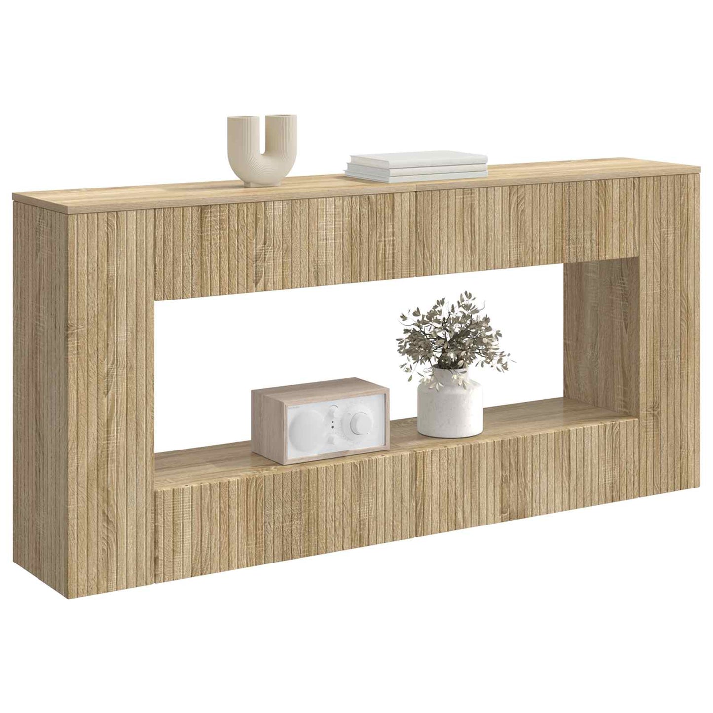 Konsolbord Sonoma eg 155 x 29 x 74 cm Konstrueret træ