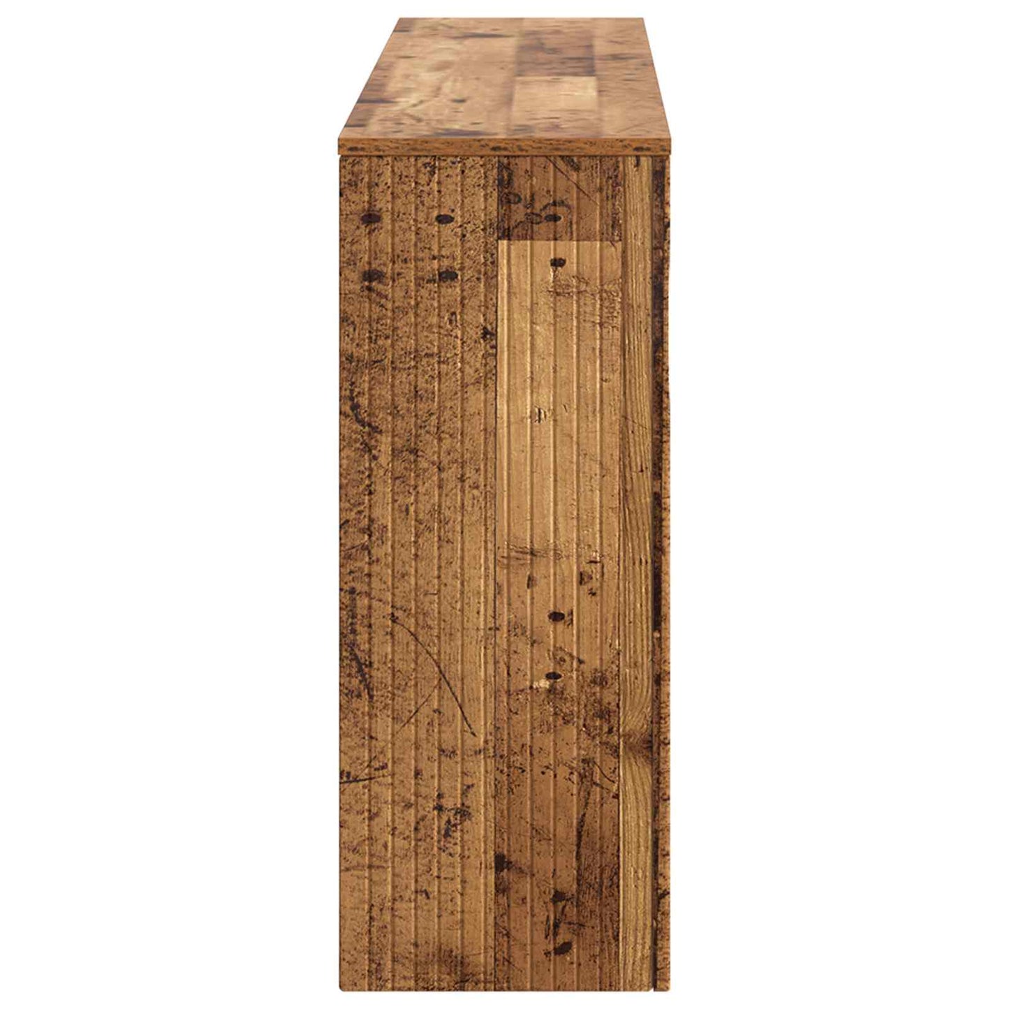 Konsolbord Stribet Gammelt træ 155 x 29 x 74 cm Konstrueret træ