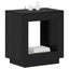 Sidebord Sort eg 60 x 40 x 65 cm Konstrueret træ