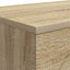 Sofabord Sonoma-eg 102 x 35 x 75 cm Konstrueret træ