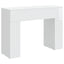 Sofabord Hvid højglans 102 x 35 x 75 cm Konstrueret træ