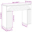 Sofabord Røget eg 102 x 35 x 75 cm Konstrueret træ