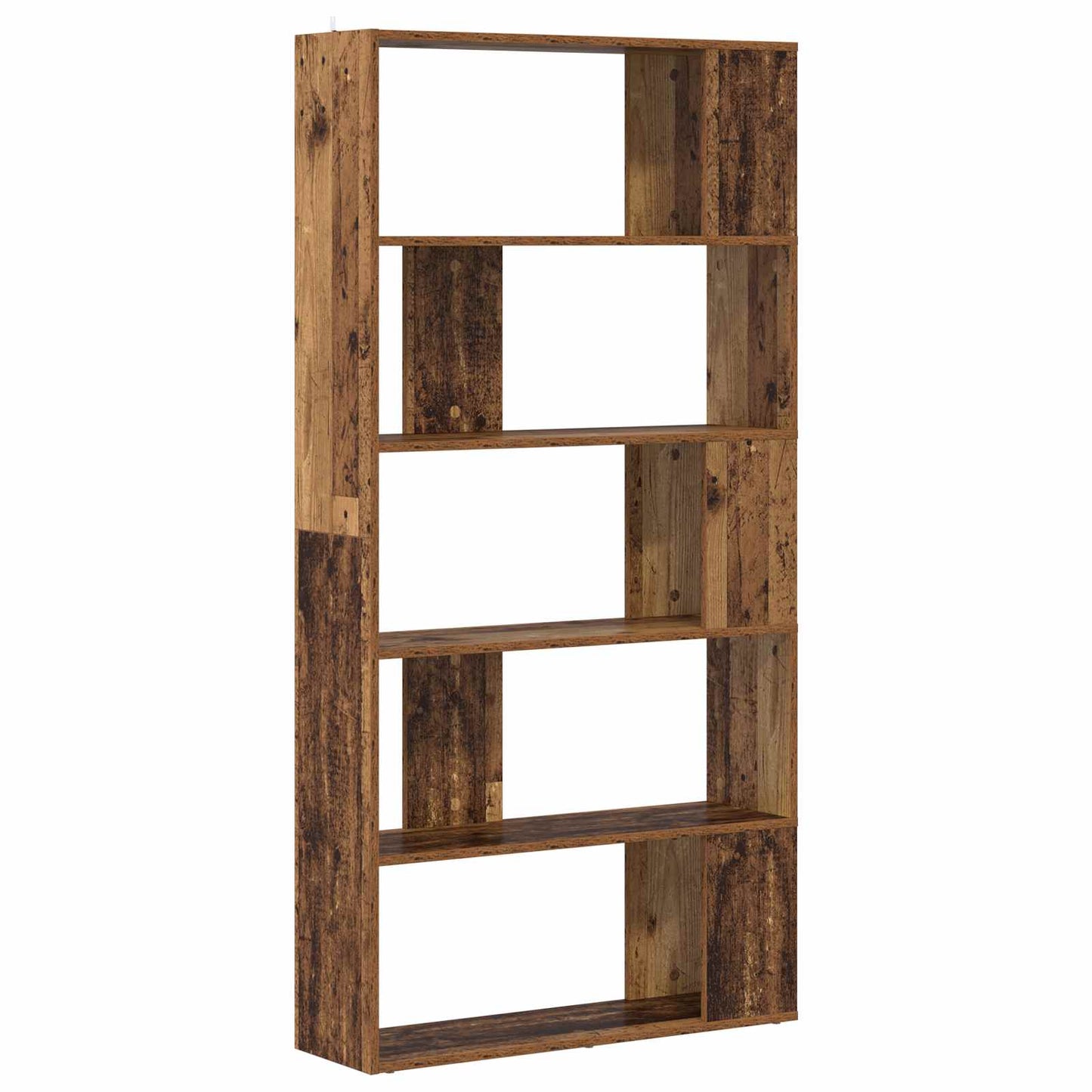 Bogskab Gammelt træ 80 x 24 x 159 cm Konstrueret træ