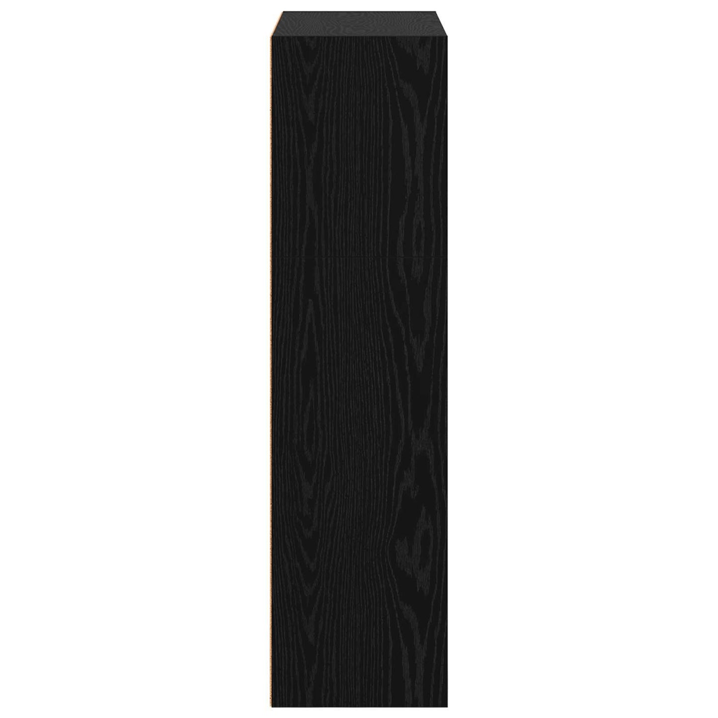 Bogreol Sort eg 80 x 30 x 114 cm Konstrueret træ