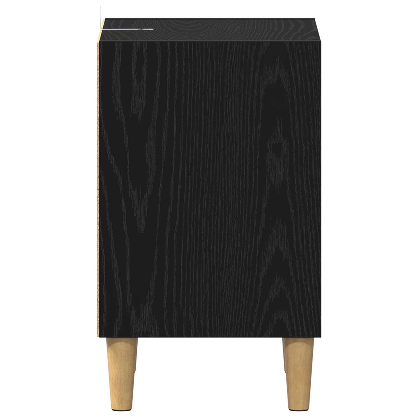 Sengeskab Sort eg 40 x 30 x 50 cm Konstrueret træ