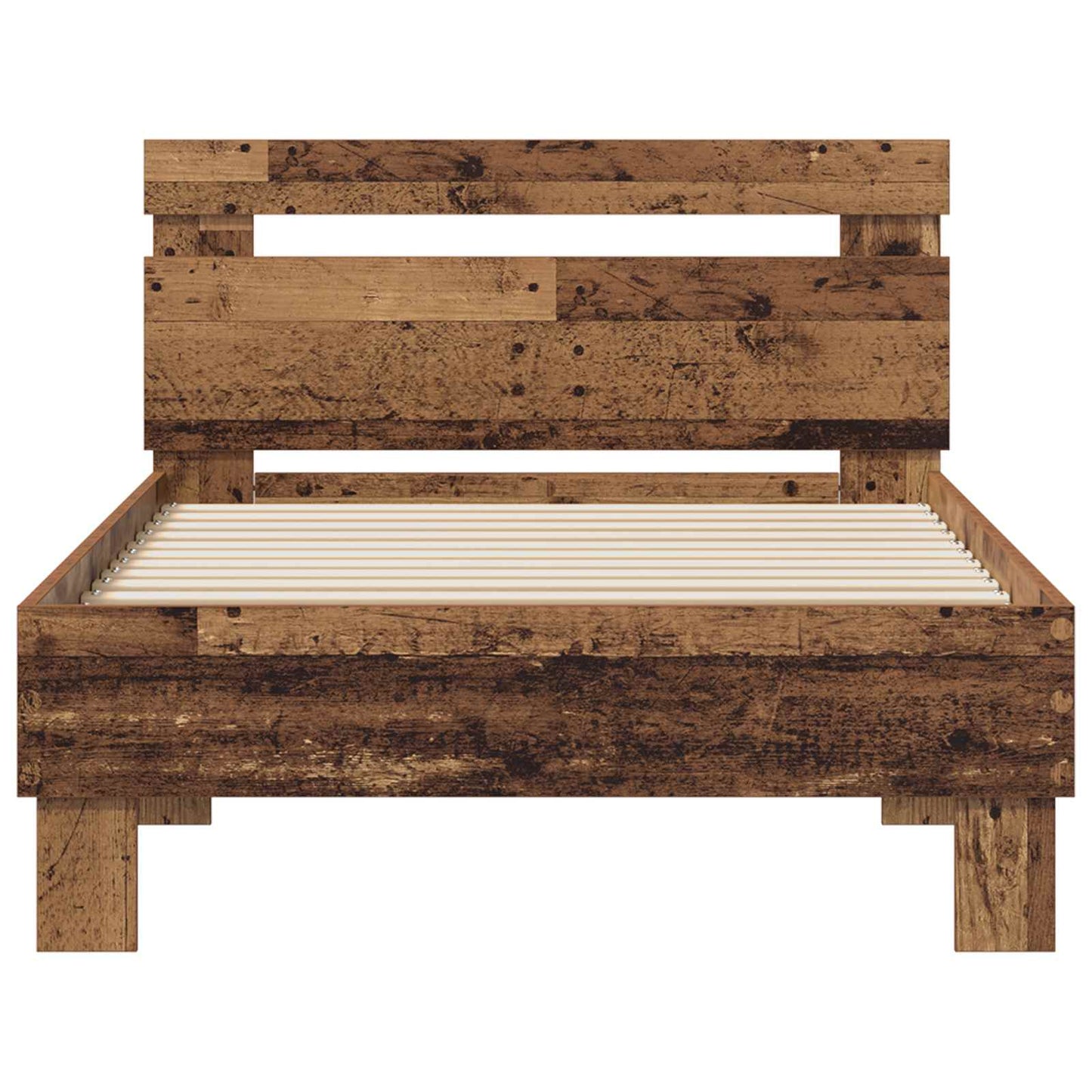 Sengestel Gammelt træ 75 x 190 cm Konstrueret træ