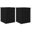 Planteholder 2 pcs Sort eg 15 x 15 x 20 cm Konstrueret træ